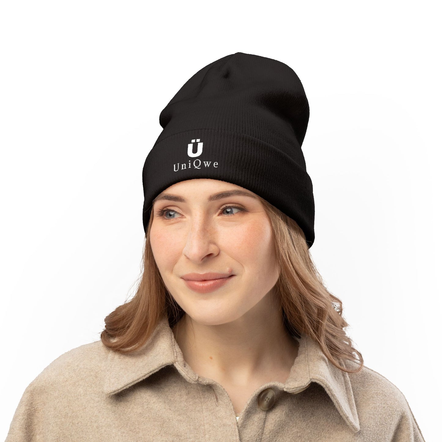 Beanie Hat (Embroidered) - Stylish and Warm Gift for Him or Her