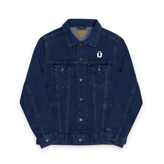 Unisex Embroidered Denim Jacket, Casual Outerwear, Gift for Him or Her, Stylish Layering Piece, Personalized Fashion Statement