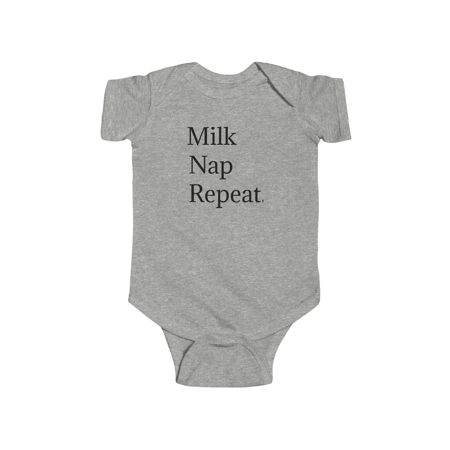 Milk Nap Repeat Infant Bodysuit, Cute Baby Outfit, Newborn Gift, Baby Shower Essential, Infant Apparel