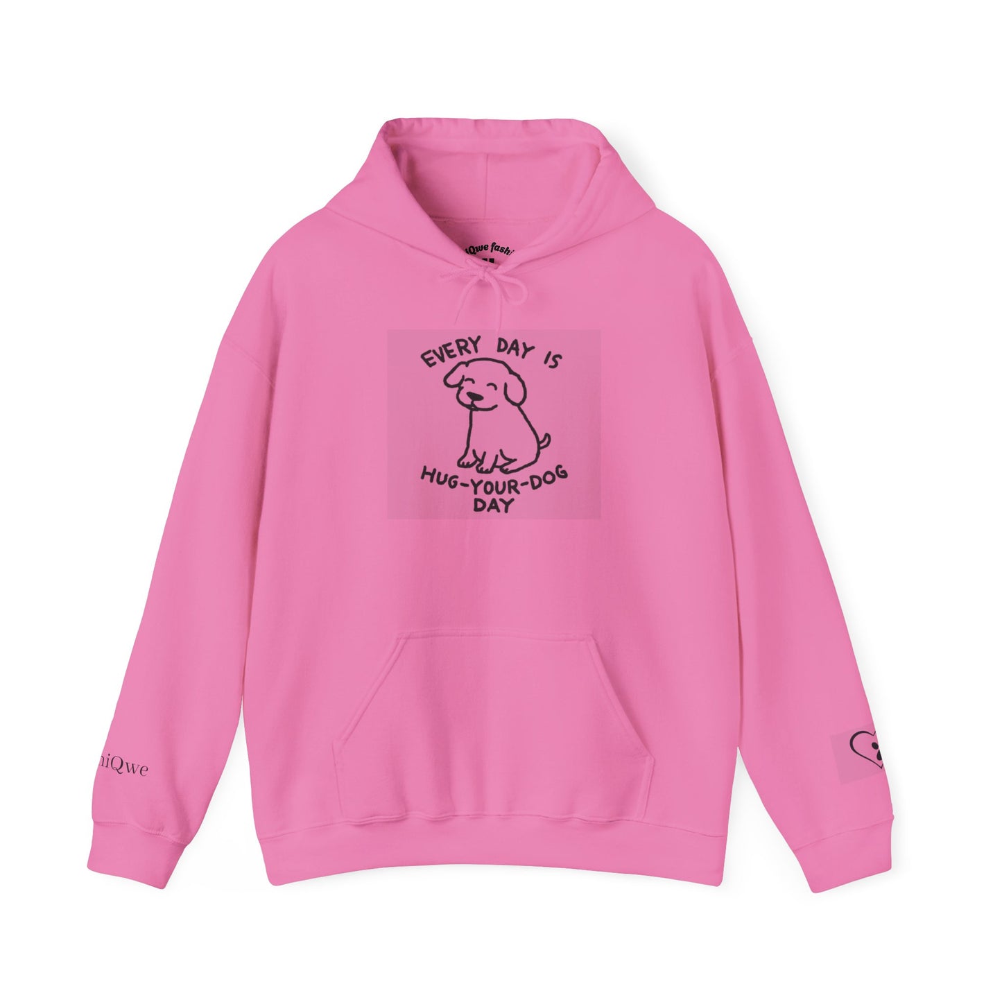 Dog Lover Hoodie - Every Day is Hug Your Dog Day Sweatshirt, Pet Owner Gift, Animal Lover Apparel, Cozy Casual Wear, Dog Mom And Dad Merchandise