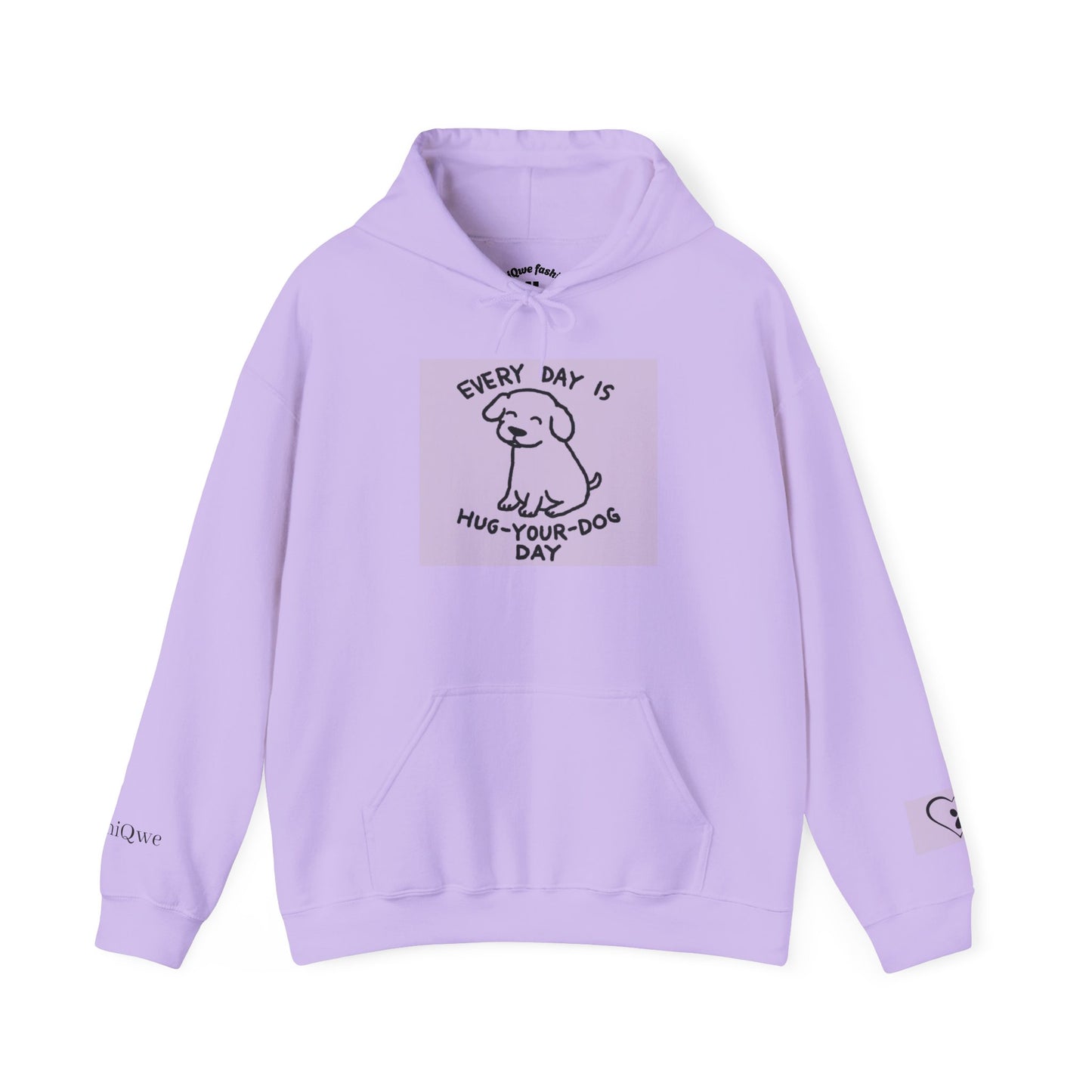 Dog Lover Hoodie - Every Day is Hug Your Dog Day Sweatshirt, Pet Owner Gift, Animal Lover Apparel, Cozy Casual Wear, Dog Mom And Dad Merchandise