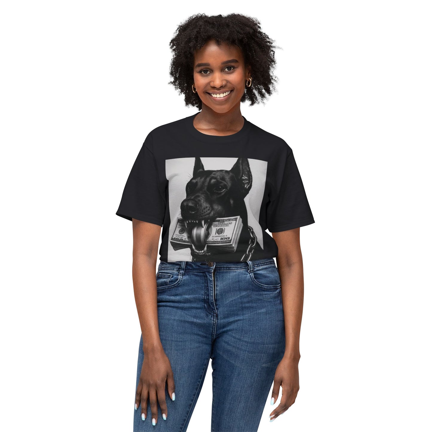 Stylish Dog Graphic T-Shirt | Unique Pet Lover Gift | Cool Casual Wear | Animal-Themed Tee | Fun Streetwear By U n i Q w e