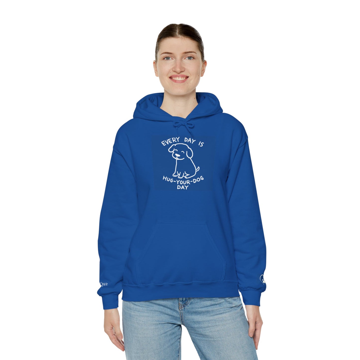Dog Lover Hoodie - Every Day is Hug Your Dog Day Sweatshirt, Pet Owner Gift, Animal Lover Apparel, Cozy Casual Wear, Dog Mom And Dad Merchandise