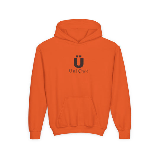 Youth Heavy Blend Hoodie with Unique Design | Perfect for Casual Outfits, Gift for Teens, School Wear, Cozy Layering, Holiday Celebrations