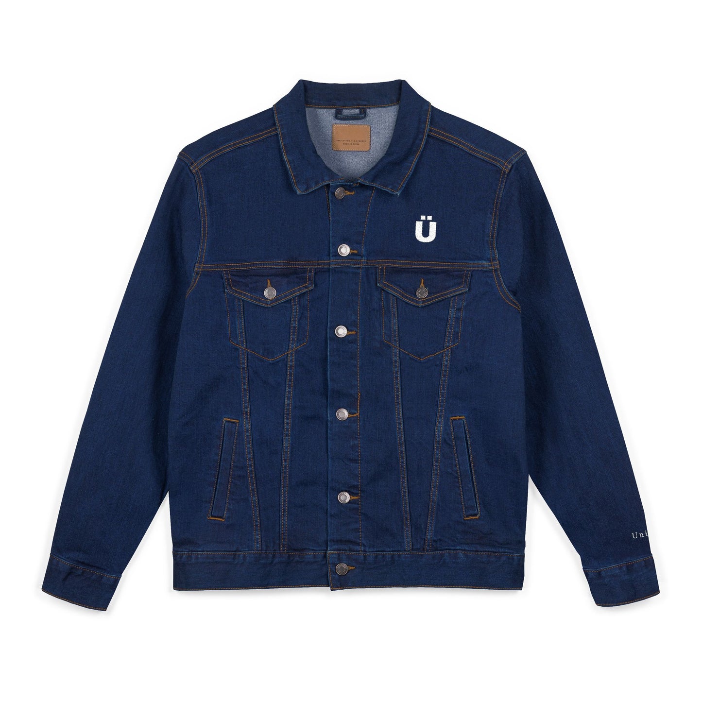 Unisex Embroidered Denim Jacket, Casual Outerwear, Gift for Him or Her, Stylish Layering Piece, Personalized Fashion Statement