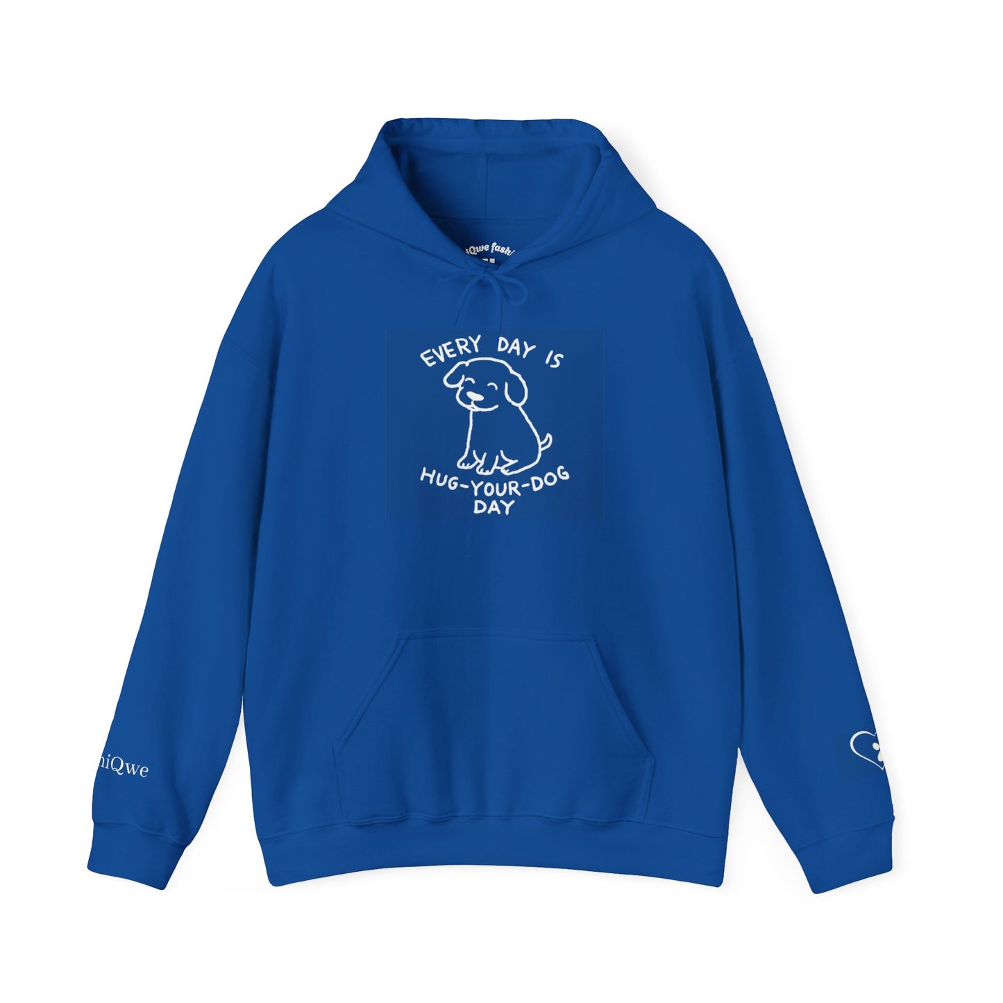 Dog Lover Hoodie - Every Day is Hug Your Dog Day Sweatshirt, Pet Owner Gift, Animal Lover Apparel, Cozy Casual Wear, Dog Mom And Dad Merchandise