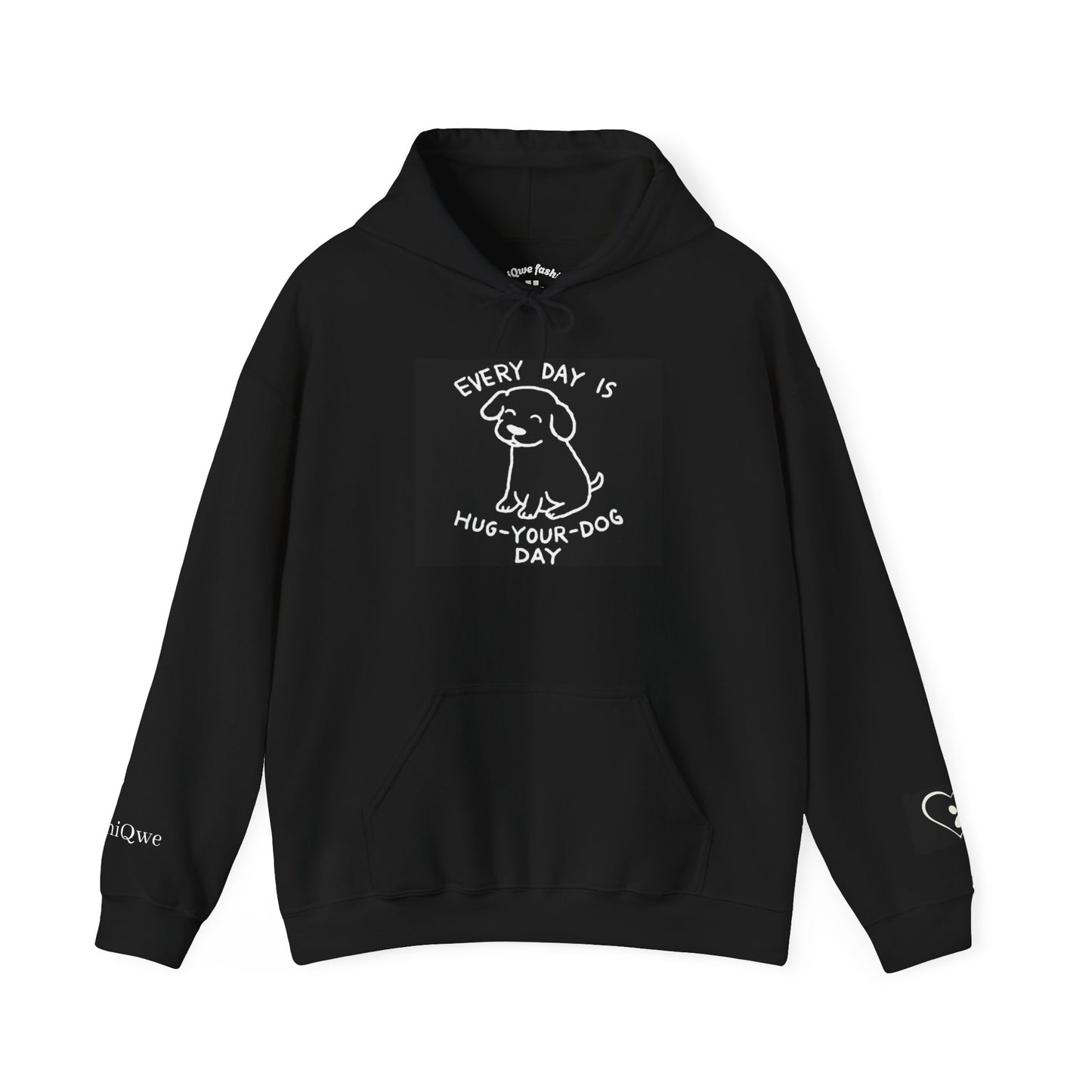 Dog Lover Hoodie - Every Day is Hug Your Dog Day Sweatshirt, Pet Owner Gift, Animal Lover Apparel, Cozy Casual Wear, Dog Mom And Dad Merchandise