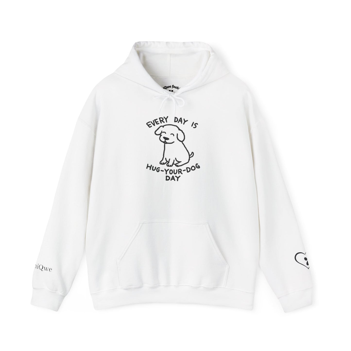 Dog Lover Hoodie - Every Day is Hug Your Dog Day Sweatshirt, Pet Owner Gift, Animal Lover Apparel, Cozy Casual Wear, Dog Mom And Dad Merchandise