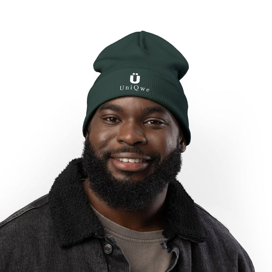 Beanie Hat (Embroidered) - Stylish and Warm Gift for Him or Her
